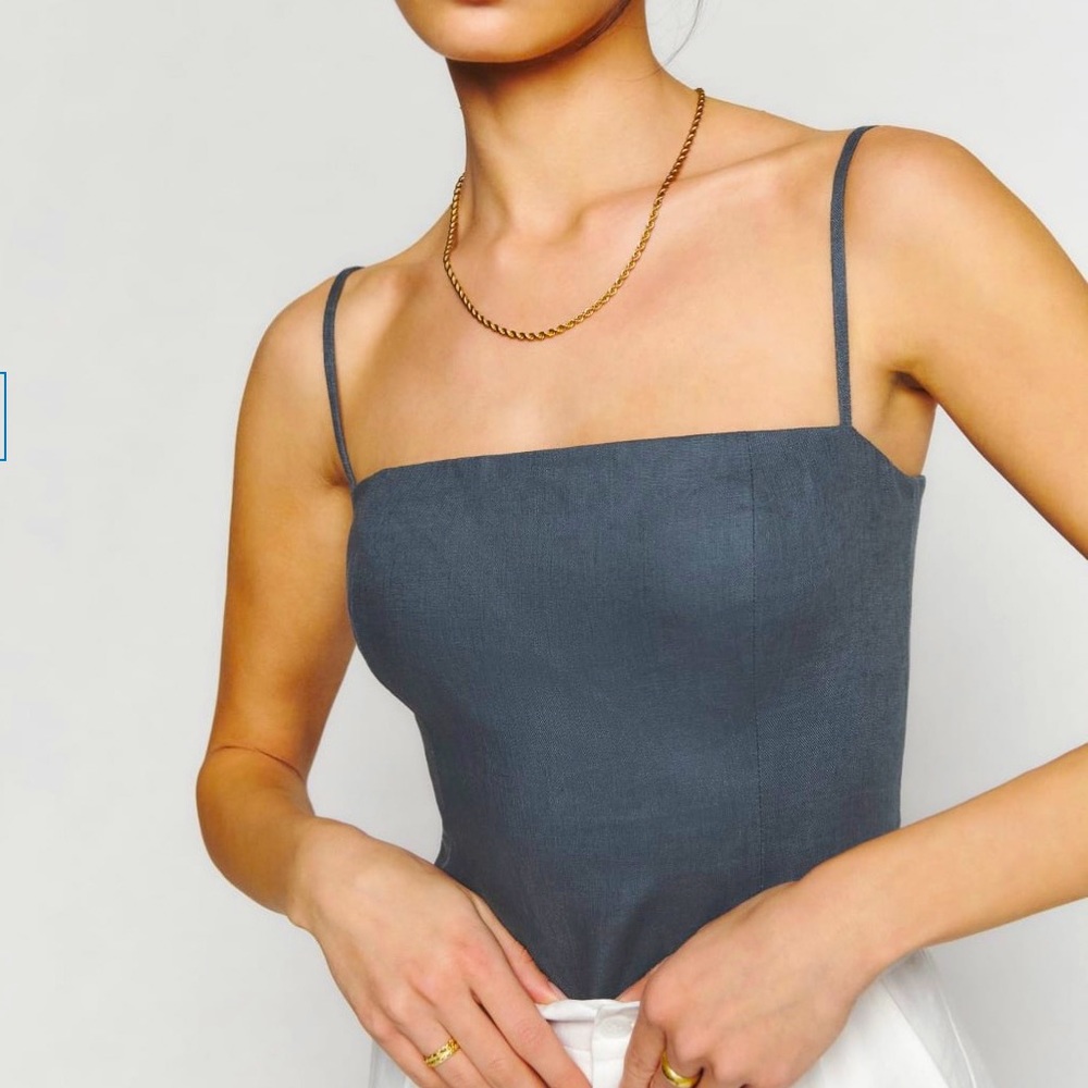 NWT- Reformation Overland Linen Top